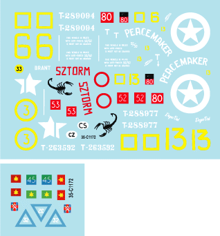 Star Decals 35-C1172 Sherman Firefly 1/35 – zdjęcie 3