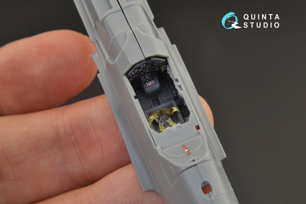 Quinta Studio QD72037 Bf 109 G-6 3D-Printed &amp;amp; coloured Interior on decal paper (Tamiya) 1/72 – zdjęcie 5