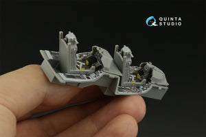 Quinta Studio QD48418 F-16D block 30 3D-Printed &amp;amp; coloured Interior on decal paper (Kinetic 2022 tool) 1/48 – zdjęcie 11