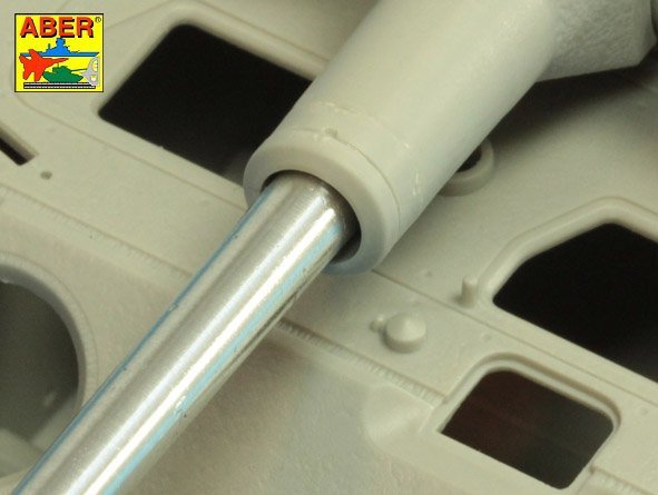 Aber 35L-247 Barrel for German 8,8cm Kw.K 43/3 L/71 (one part) gun used on Tiger B Porsche turret-early 1/35 – zdjęcie 7