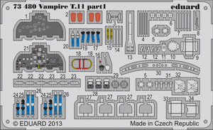 Eduard 73480 Vampire T.11 1/72 AIRFIX