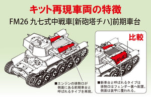 Fine Molds FM26 IJA Main Battle Tank Type 97 improved &amp;quot;Shinhoto Chi-Ha&amp;quot; 1/35 – zdjęcie 4