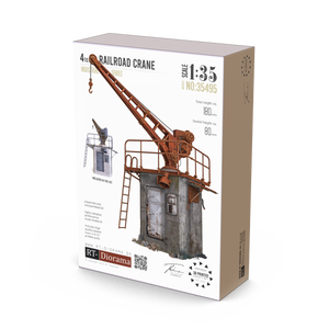 RT-Diorama 35495 4to. Railroad Crane Industrial Series - 3D Printed Model 1/35