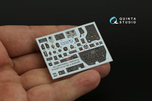Quinta Studio QD32200 P-38L-5-LO Lightning 3D-Printed &amp;amp; colored Interior on decal paper (Trumpeter/Hobbycraft) 1/32 – image 10