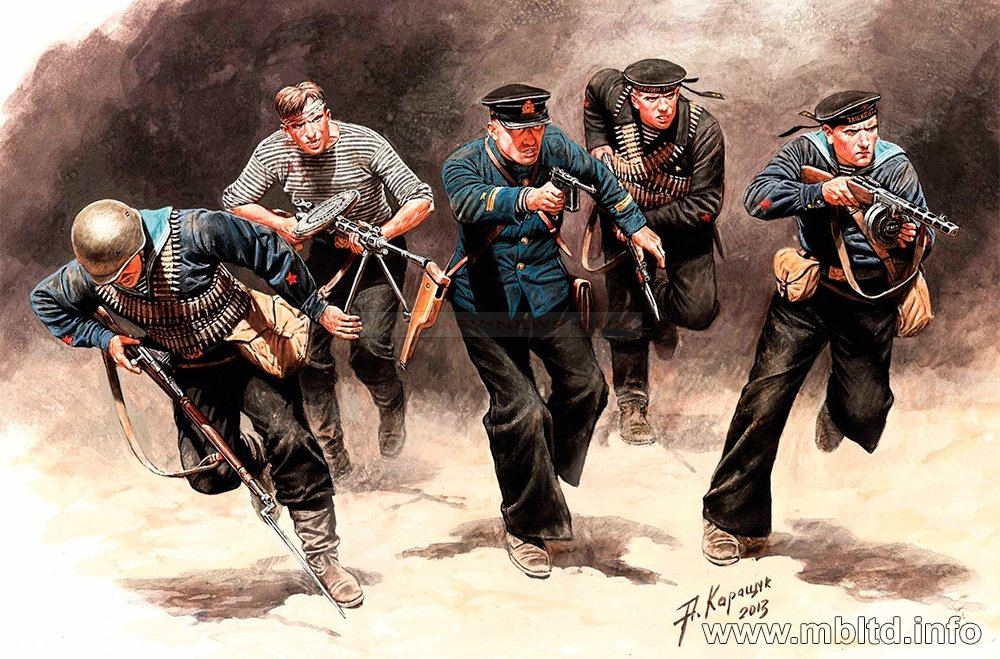 Master Box 35153 Soviet Marines Attack 1941-1942 1/35