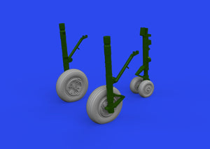 Eduard 648996 Gannet wheels AIRFIX 1/48