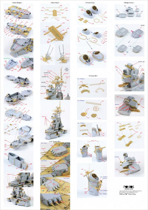 Pontos 35011F1 USS BB-63 Missouri BATTLESHIP Detail Up Set 1/350 – zdjęcie 5