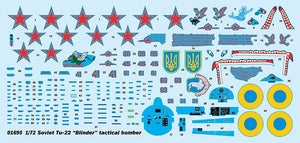Trumpeter 01695 Soviet Tu-22 &amp;quot;Blinder&amp;quot; tactical bomber 1/72 – zdjęcie 4