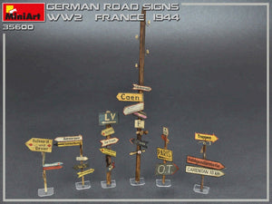 MiniArt 35600 GERMAN ROAD SIGNS WW2 (FRANCE 1944) 1/35 – zdjęcie 6