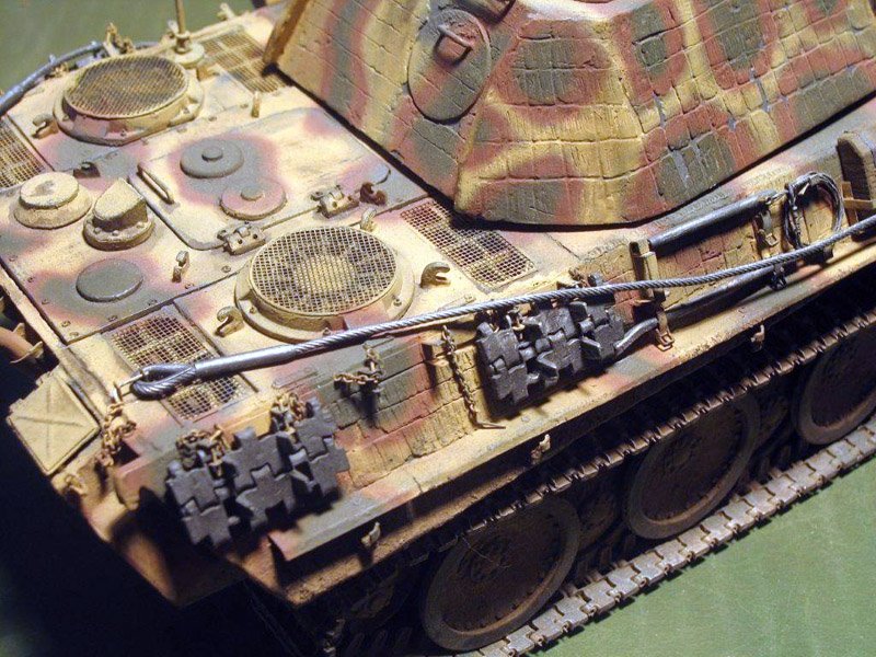 Eureka XXL ER-2501 Towing cable for Pz.Kpfw.V Panther Ausf.G Tank 1/25 – image 6