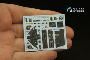 Quinta Studio QD32172 F8F-1 Bearcat 3D-Printed coloured Interior on decal paper (Trumpeter) 1/32 – zdjęcie 3