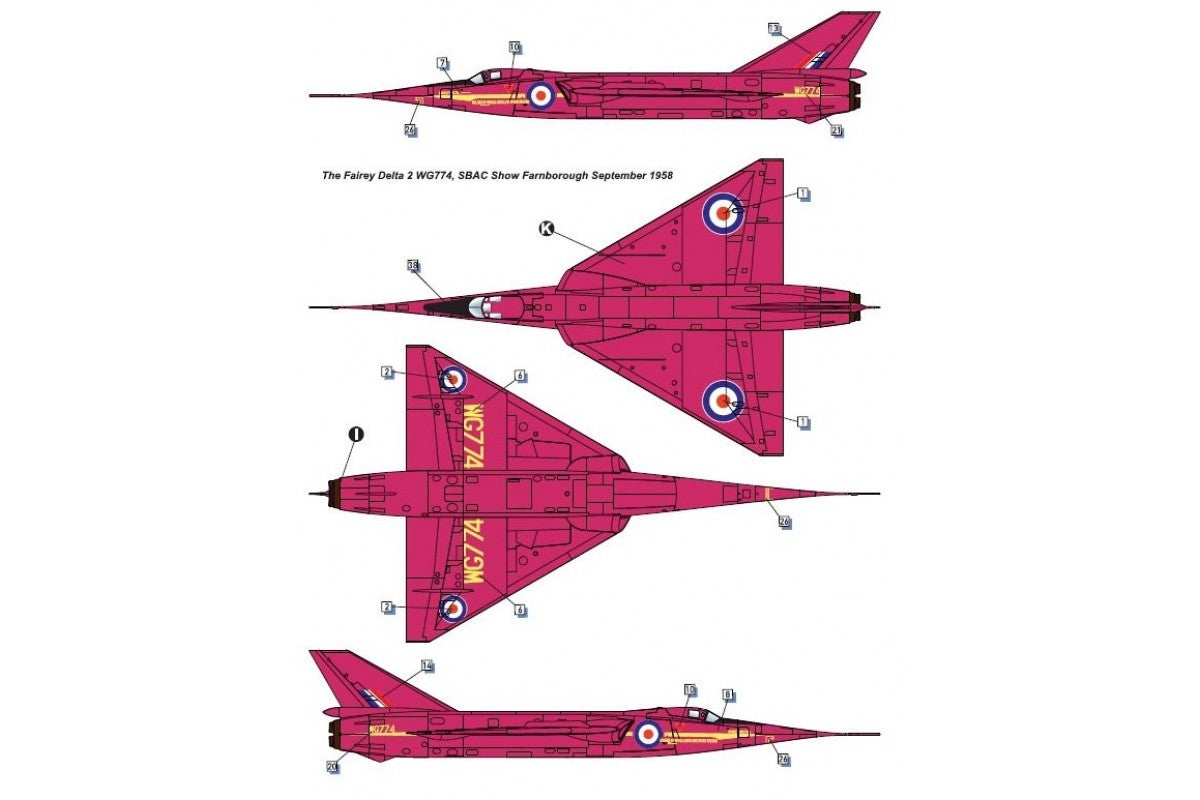Dora Wings 72009 Fairey Delta 2 British supersonic research aircraft 1/72 – zdjęcie 7