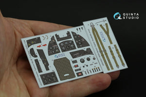 Quinta Studio QD24002 Hawker Typhoon (Car Door) 3D-Printed &amp;amp; coloured Interior on decal paper (Airfix) 1/24 – zdjęcie 8