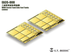 E.T. Model EA35-008 WWII Soviet Tank Side Fuel Tanks 1/35 – immagine 2