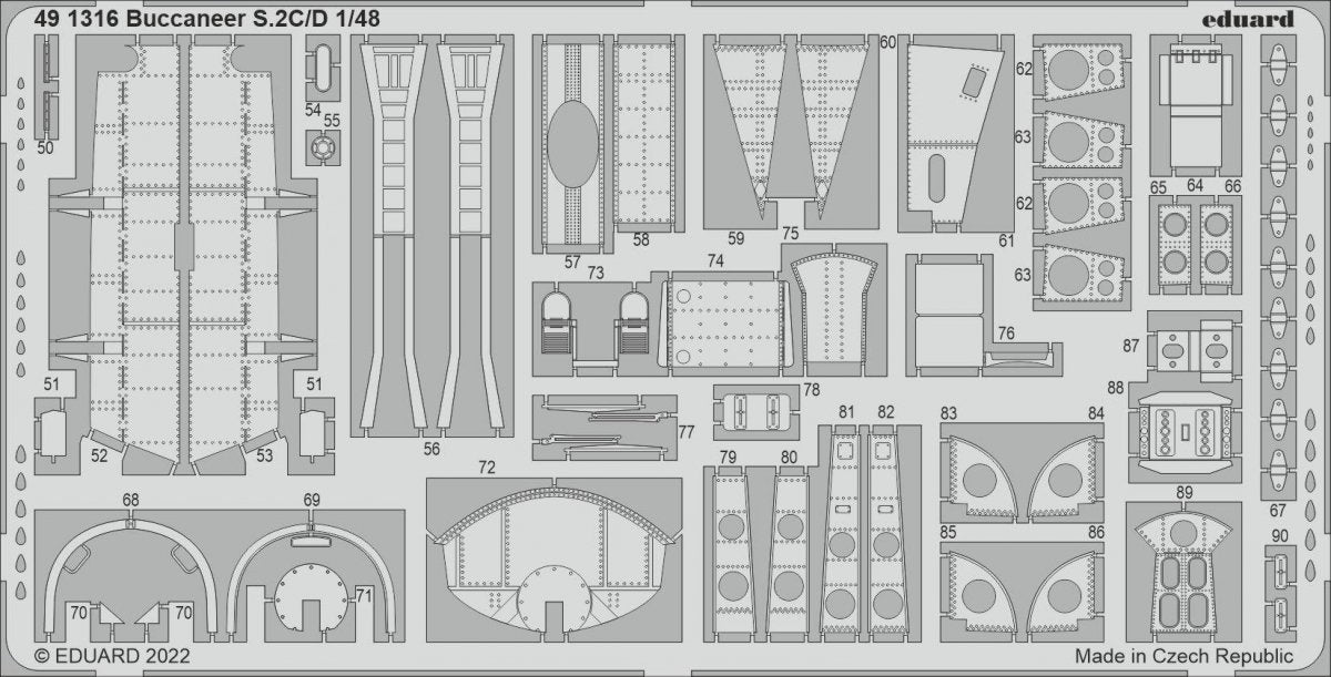Eduard BIG49358 Buccaneer S.2C/ D AIRFIX 1/48 – image 2