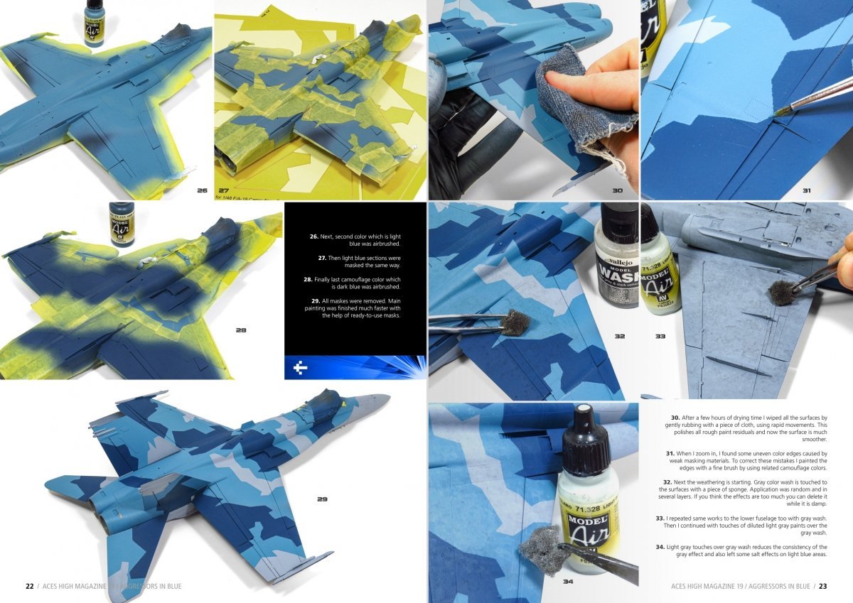 AK-Interactive AK2941 ACES HIGH 19: AGGRESSORS IN BLUE (English / Spanish) – image 4