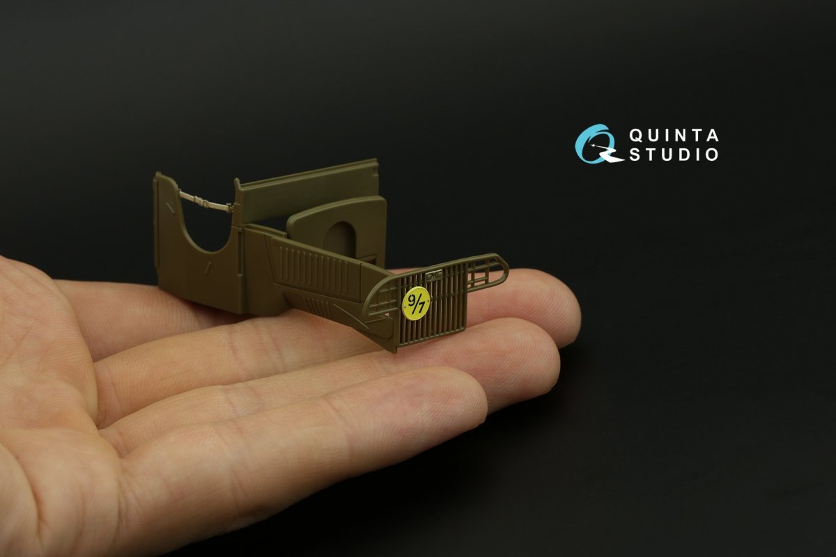 Quinta Studio QD48029 GMC CCKW 353 (open cab) 3D-Printed &amp;amp; coloured Interior on decal paper (Tamiya) 1/48 – zdjęcie 9