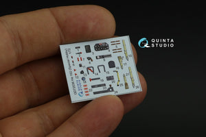 Quinta Studio QD72036 He 162 3D-Printed &amp;amp; coloured Interior on decal paper (Special Hobby) 1/72 – zdjęcie 9
