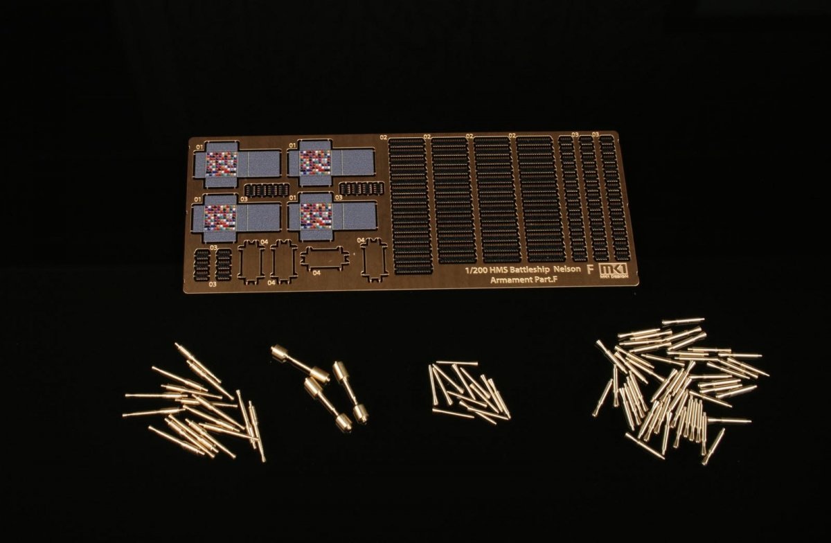 MK1 Design MS-20010 HMS NELSON ARMAMENT SET 1/200 – image 11
