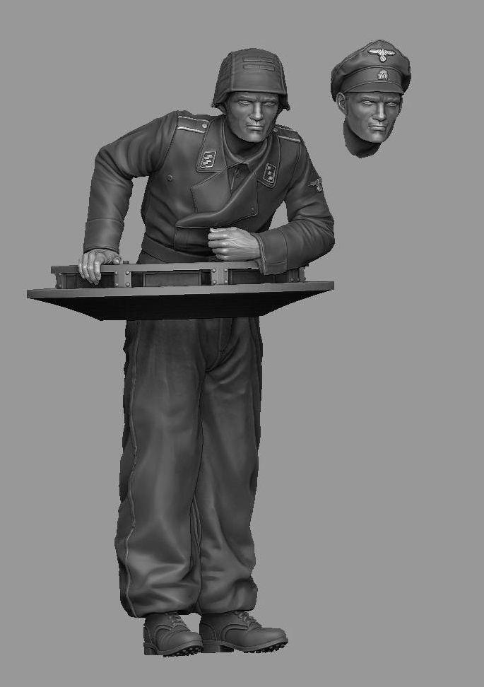 Panzer Art FI35-125 Voran! StuG commander in action 1/35 – zdjęcie 4