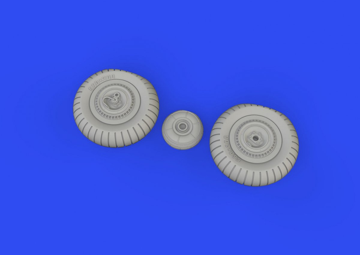 Eduard 648821 Yak-9D wheels ZVEZDA 1/48 – zdjęcie 3