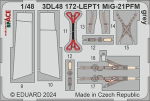 Eduard 3DL48172 MiG-21PFM grey SPACE EDUARD 1/48 – Bild 3