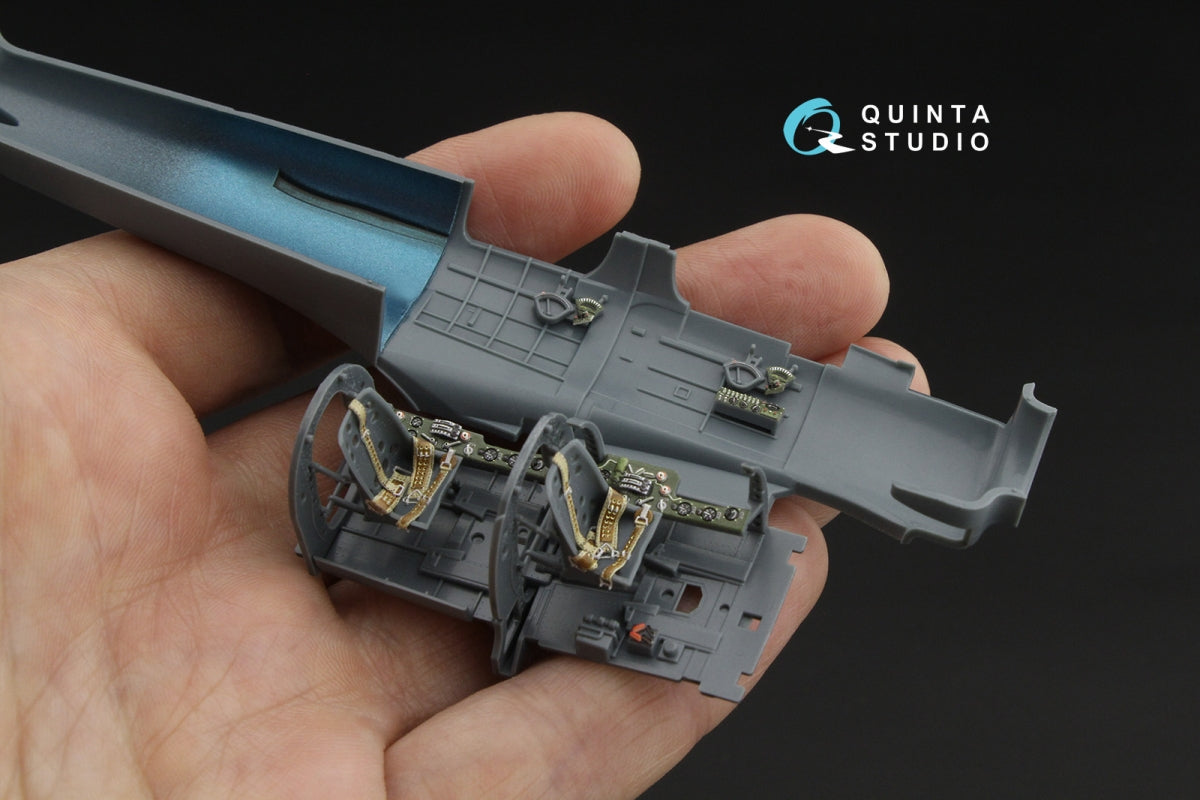 Quinta Studio QD48611 A6M2-K Zero 3D-Printed &amp;amp; coloured Interior on decal paper (Eduard) 1/48 – imagen 6
