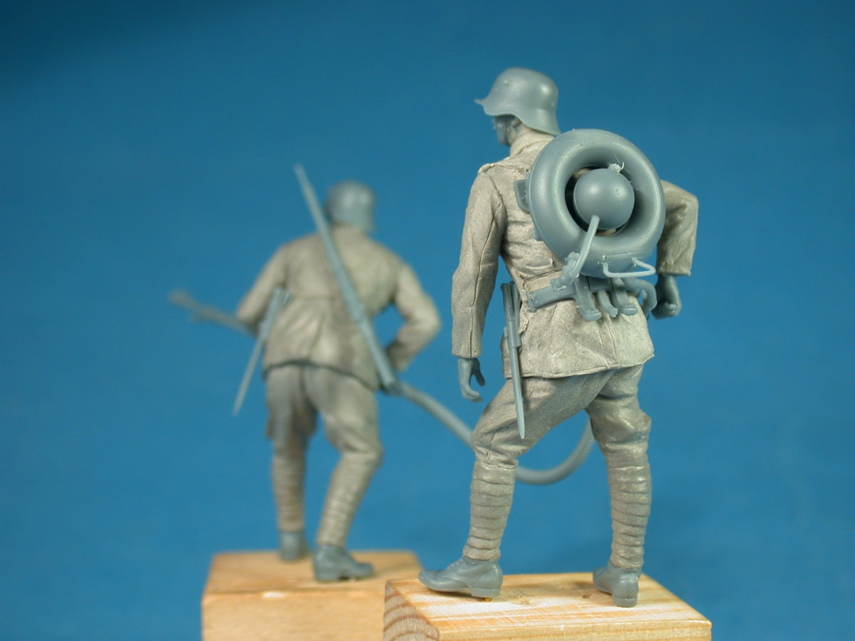 Copper State Models F35-045 German Freikorps flamethrower squad 1/35 – immagine 3