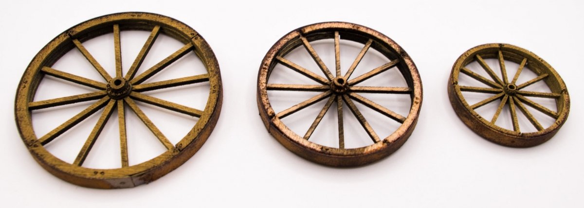 RT-Diorama 35599 Cart whells (3 pcs.) 1/35 – Bild 2