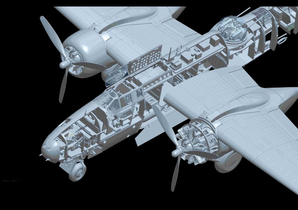 HK Models 01E039 A-20G Havoc over Europe 1/32 – image 6