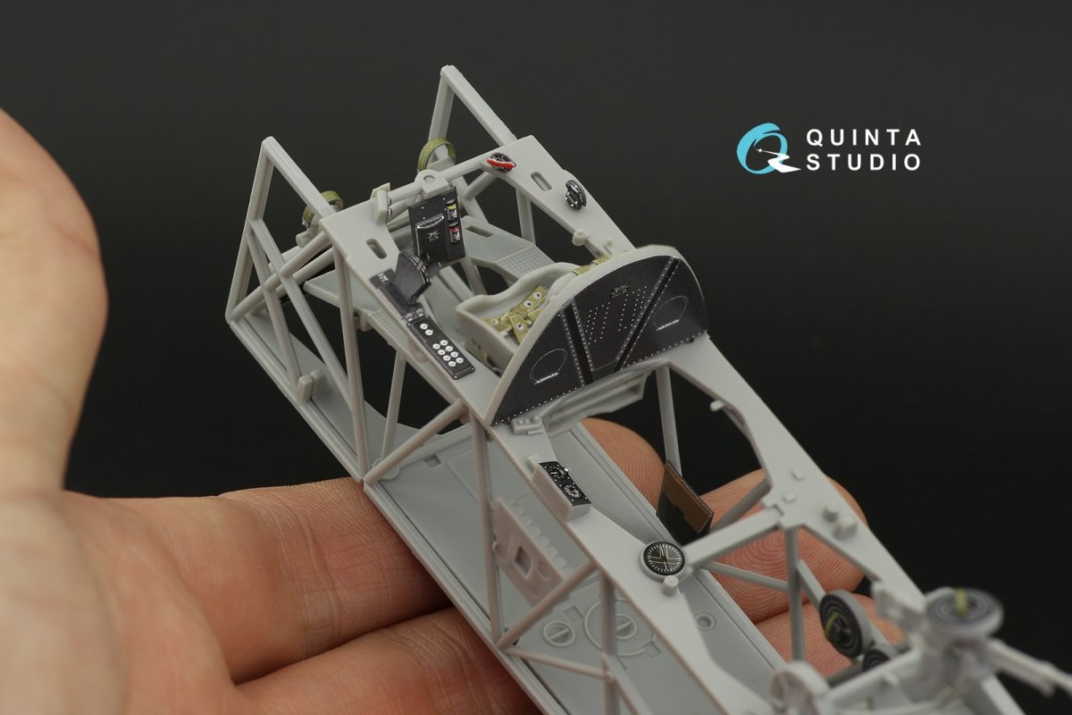 Quinta Studio QD32117 Fairey Swordfish Mk.II 3D-Printed &amp;amp; coloured Interior on decal paper (Trumpeter) 1/32 – zdjęcie 10