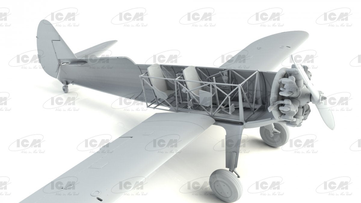 ICM 32052 Stearman PT-13/N2S-2/5 Kaydet 1/32 – zdjęcie 4