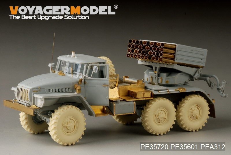 Voyager Model PE35720 Modern Russian BM-21 Grad Multiple Rocket Launcher Late Basic (For TRUMPETER 01013) 1/35 – image 3