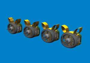 Eduard 672386 B-24H engines PRINT AIRFIX 1/72 – zdjęcie 4