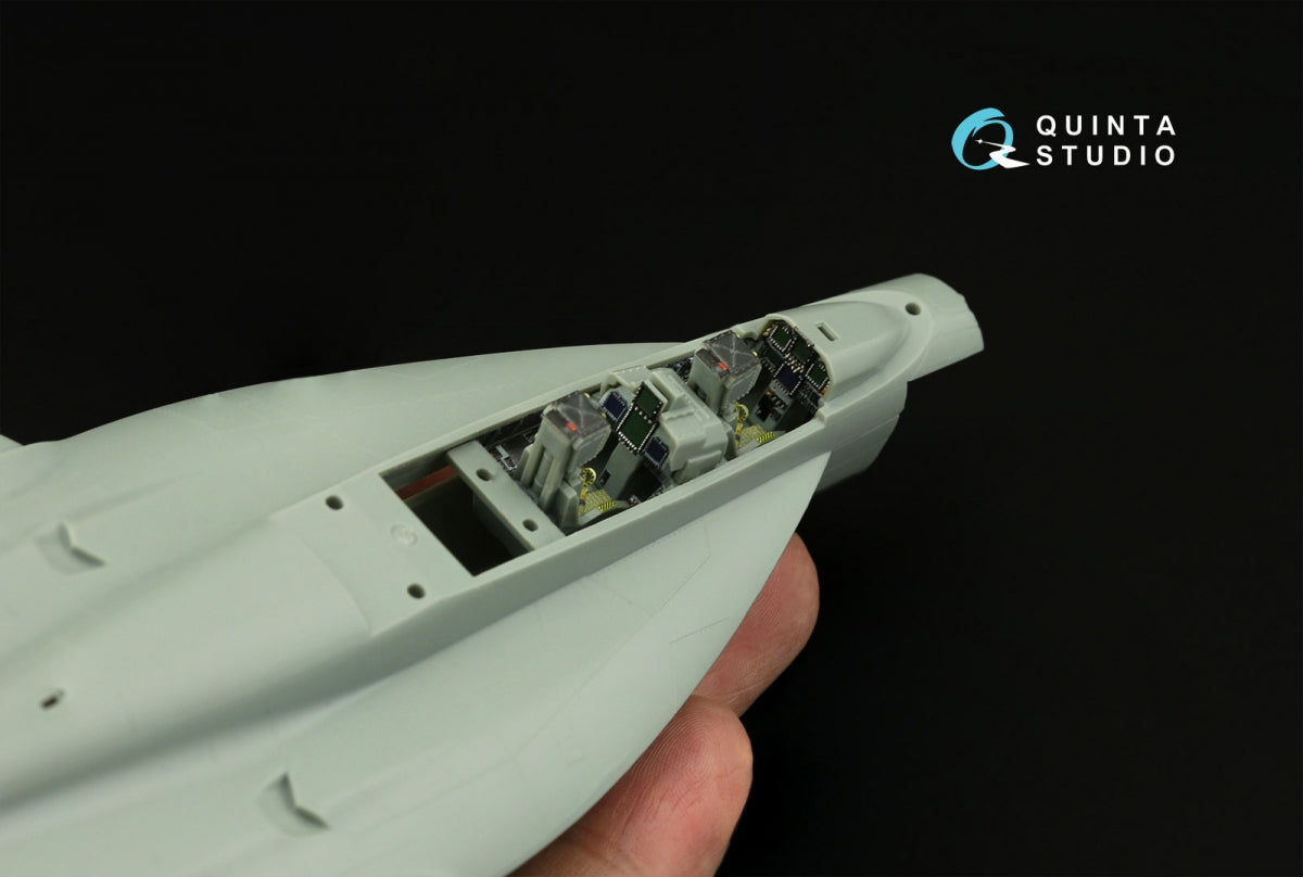 Quinta Studio QD72075 F/A-18F Late, E/A-18G 3D-Printed &amp;amp; coloured Interior on decal paper (Academy) 1/72 – zdjęcie 11