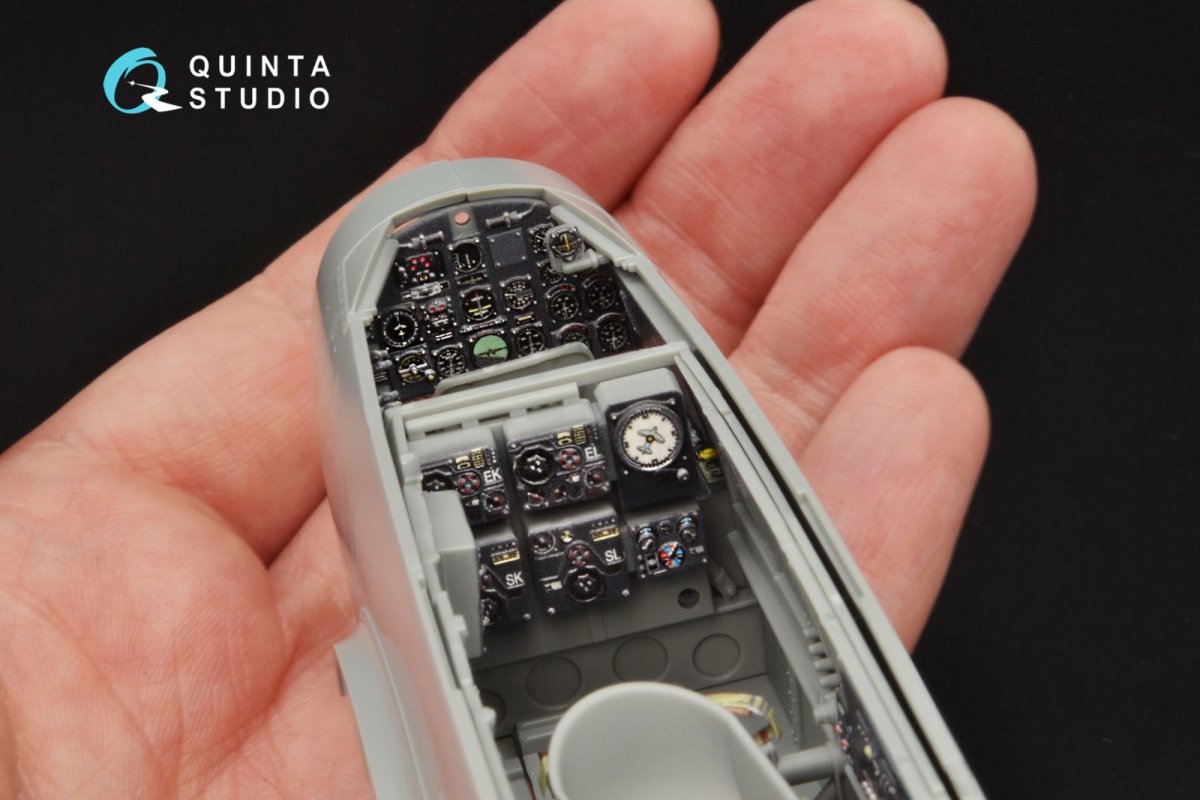 Quinta Studio QD32063 Bf 110C/D 3D-Printed &amp;amp; coloured Interior on decal paper (for Dragon kit) 1/32 – zdjęcie 6