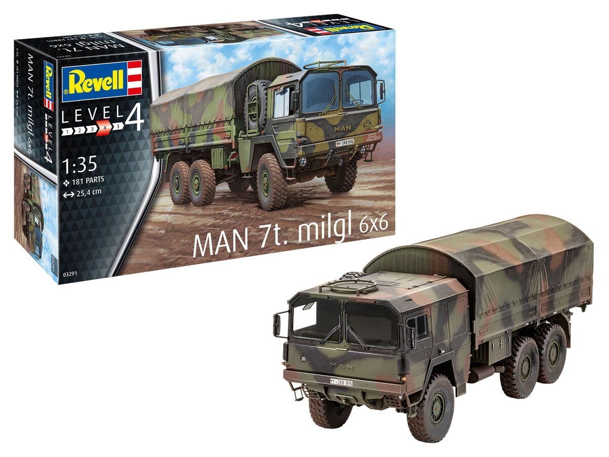 Revell 03291 MAN 7t. milgl 6x6 1/35 – immagine 2