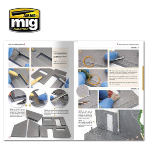 AMMO of Mig Jimenez 6135 HOW TO MAKE BUILDINGS. BASIC CONSTRUCTION AND PAINTING GUIDE (English) – zdjęcie 2