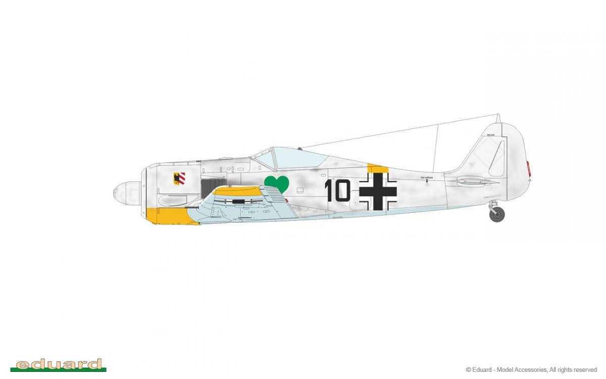 Eduard 84117 Fw 190A-4 w/ engine flaps &amp;amp; 2-gun wings 1/48 – zdjęcie 14