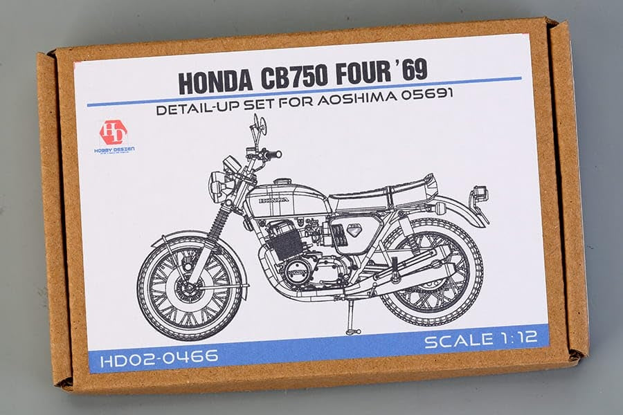 Hobby Design HD02-0466 Honda CB750 1969 for Aoshima Detail Up Kit 1/12 – image 2