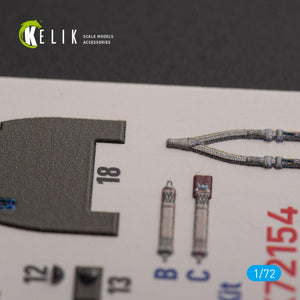 KELIK K72154 P-40K - interior 3D decals for Special Hobby kit 1/72 – zdjęcie 4