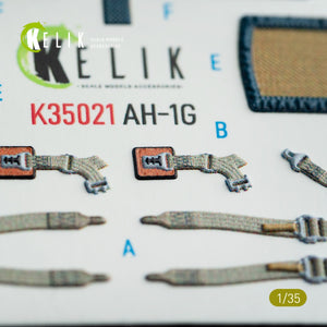 KELIK K35021 AH-1G COBRA INTERIOR 3D DECALS FOR ICM KIT 1/35 – zdjęcie 6