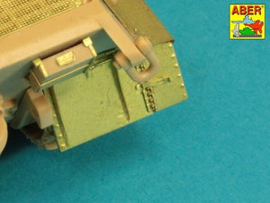 Aber 48053 Jagdtiger Sd.Kfz. 186 –przednie i tylnie błotniki / Jagdtiger Sd.Kfz. 186 –Front &amp;amp; Rear Fenders 1/48 – zdjęcie 5