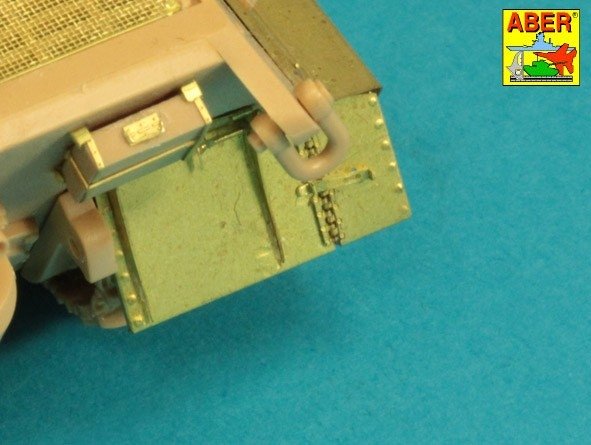 Aber 48053 Jagdtiger Sd.Kfz. 186 –przednie i tylnie błotniki / Jagdtiger Sd.Kfz. 186 –Front &amp;amp; Rear Fenders 1/48 – zdjęcie 5