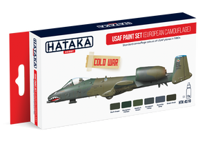 Hataka HTK-AS10 USAF Paint Set European Camouflage 6x17ml