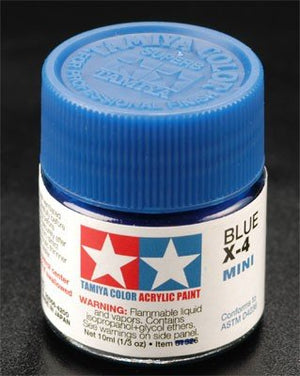 Tamiya X4 Blue (81504) Acrylic paint 10ml – zdjęcie 3