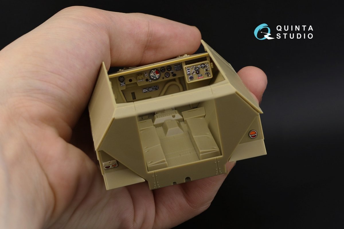 Quinta Studio QD35050 SD.KFZ.251 Family 3D-Printed &amp;amp; coloured Interior on decal paper ( Tamiya ) 1/35 – zdjęcie 3