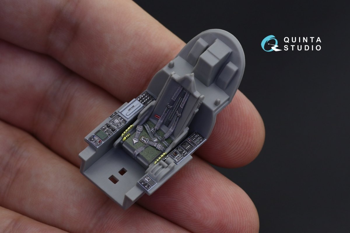 Quinta Studio QD48220 F-5A 3D-Printed &amp;amp; colored Interior on decal paper (Kinetic) 1/48 – image 9