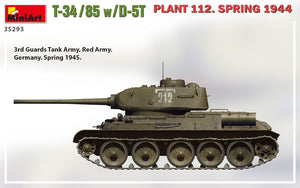 MiniArt 35293 T-34/85 w/D-5T PLANT 112. SPRING 1944 1/35 – zdjęcie 3