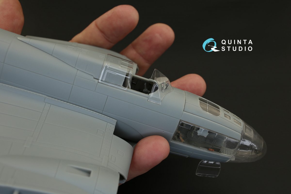 Quinta Studio QC48100 IL-4 vacuformed clear canopy (for Xuntong kit) 1/48 – zdjęcie 5